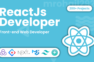 develop reactjs nextjs website