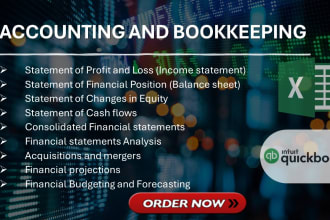 prepare financial statements, financial ratios, financial analysis