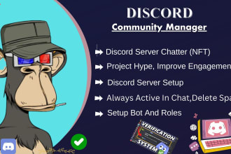 be an expert discord server creator, chatter, and moderator