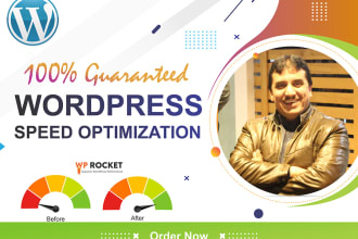 fix core web vitals and do wordpress speed optimiation