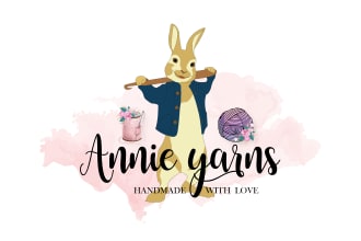draw crochet, knitting, needles, sewing and craft logo