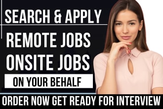 search and apply remote job applications or find online jobs