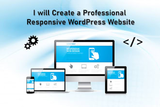 develop a wordpress website