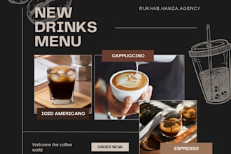 build coffee site,cafe site,restaurant site,meta cafe