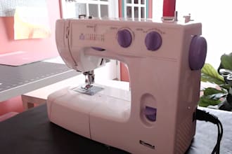 teach a sewing lesson