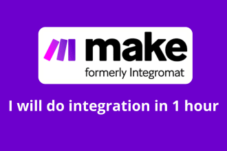 do make integromat integration automation in 1 hour