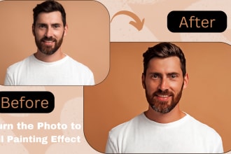turn your photo into a digital oil painting