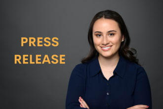 write a captivating press release as your copywriter