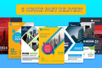 design professional flyer, brochures, product catalog, booklet, pamphlet, poster