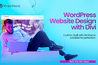 build wordpress website design with divi theme divi builder