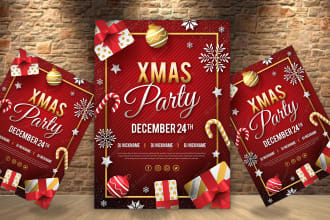 christmas flyer, thanksgiving, christmas giveaway promotion,christmas card,event