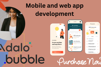 develop your adalo web app and website with bubble io adalo