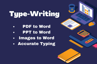 do fast typewrite copy from pdf, image to word