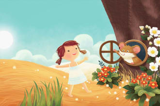 draw children book illustration