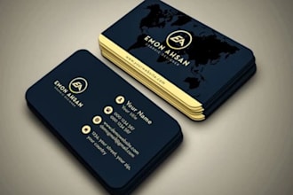 create minimal luxury business card design