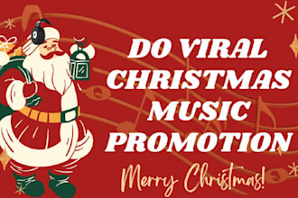 promote viral christmas music promotion for spotify music