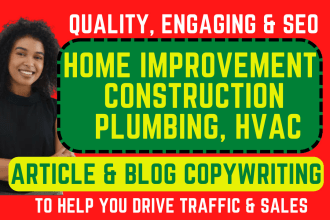 write home improvement article, construction blog, DIY tips, plumbing, hvac