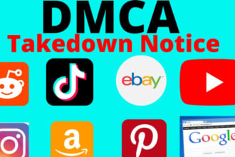 send dmca takedown notice to reddit,tiktok,onlyfans instagram, google, fb