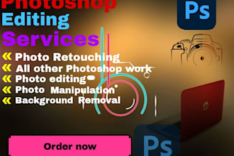 do adobe photoshop picture aditing, and background removing