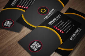 design unique business card and professional logo