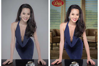 create realistic background composites images in photoshop