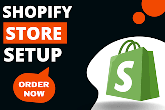 setup shopify store, design shopify website, setup shopify dropshipping store