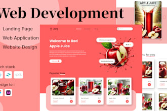 develop websites landing pages portfolio sites