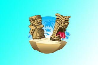 make an amazing tike  bar cartoon logo design in 12 hours