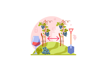 design custom wine production logo with unlimited revision