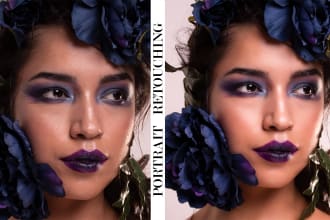 professionally portrait retouch, headshot, highend in photoshop