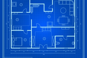draw 2d plans and render 3d residential, commercial projects