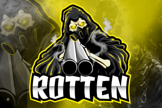 design a visually striking esport logo for your gaming team