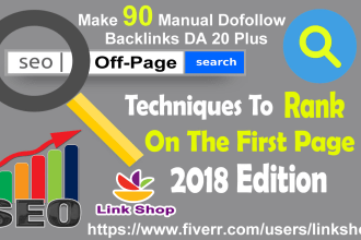 make 90 manual dofollow blog comment da 20 plus