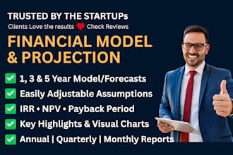 prepare world class forecast, financial model projections, and budget