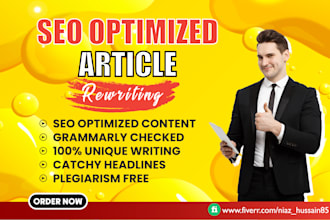 do seo content writing or article rewriting
