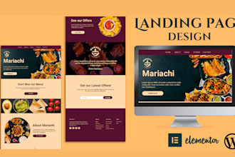 create responsive landing page design in wordpress using elementor