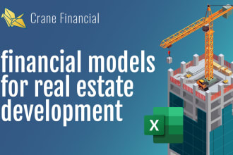create financial models for real estate development projects