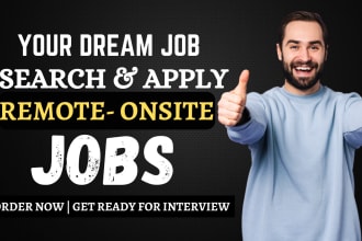 search and apply remote jobs and onsite job application on your behalf