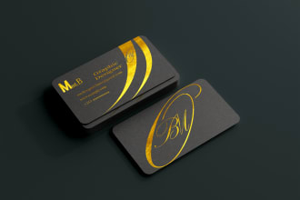 design a stunning print ready files for foil, uv raised business card