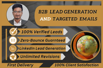 build b2b lead generation, targeted business leads and email list building