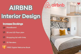 create an airbnb interior design