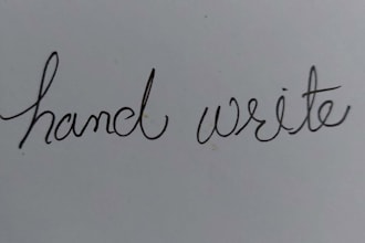 do handwriting notes and letters