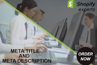 write SEO meta title and description for your website