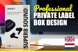 make box packaging design or product packaging design