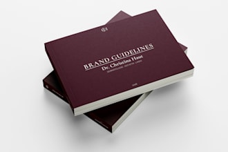 design a professional brand book and brand guidelines