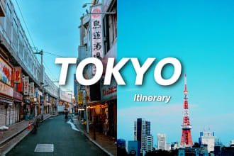 provide a personalized tokyo wide itinerary