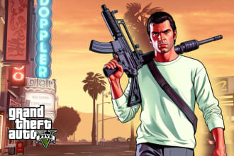 draw your gta style from your photo in 24 hours