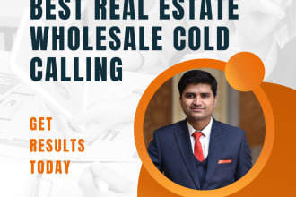 be appointment setter cold caller for real estate wholesale cold calling