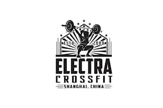 make attractive amazing distinctive logo for crossfit box in shanghai