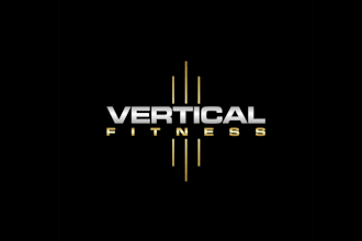 design outstanding simple vertical fitness logo